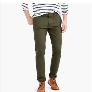 Dark Green Mens J Crew Pants